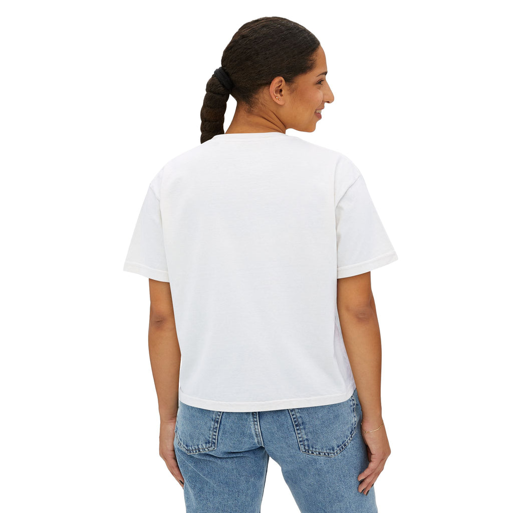 Soft Life Women's Boxy Tee — Relaxed Beach Vibes Graphic Tee
