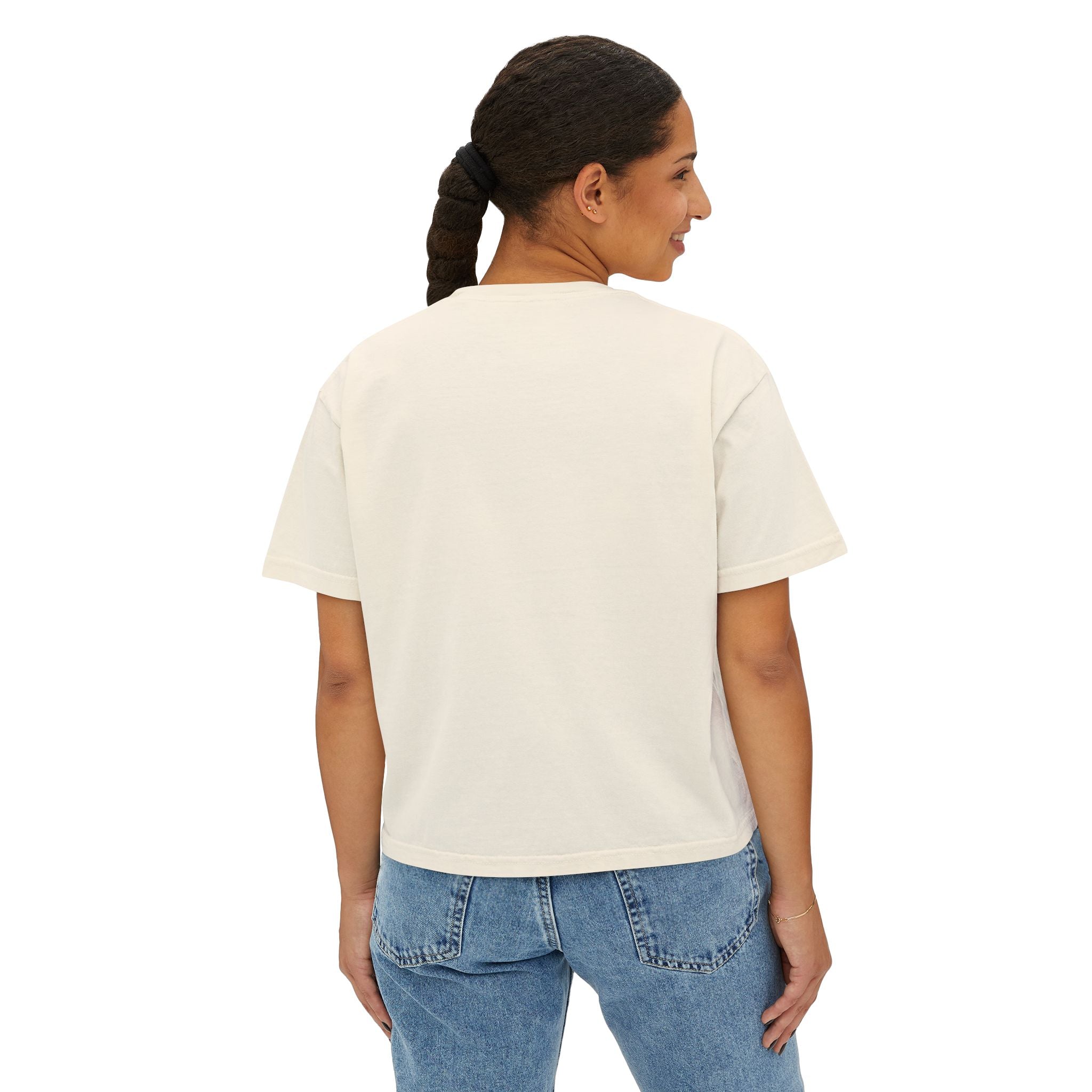Soft Life Women's Boxy Tee — Relaxed Beach Vibes Graphic Tee