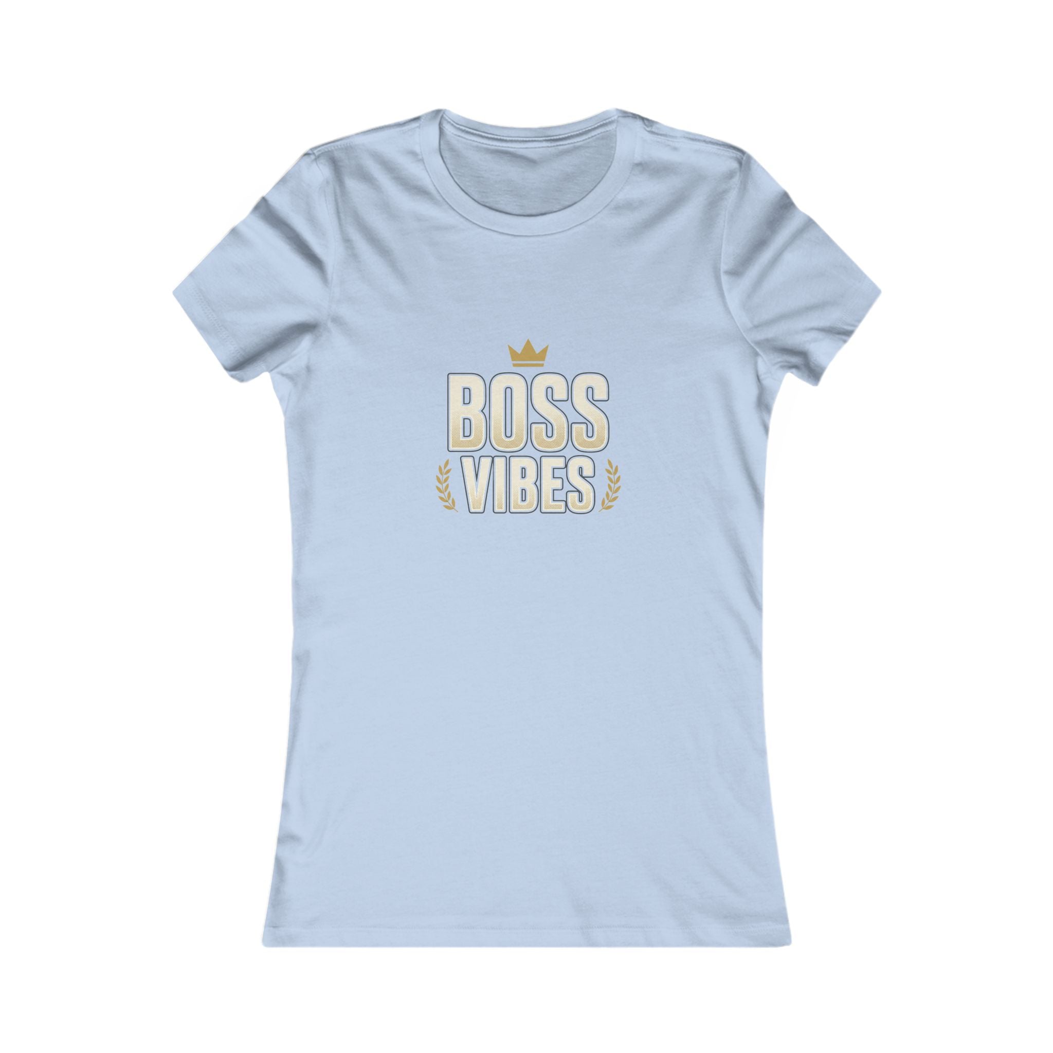 Boss Vibes Women's Tee – Empowering Crown Graphic Shirt
