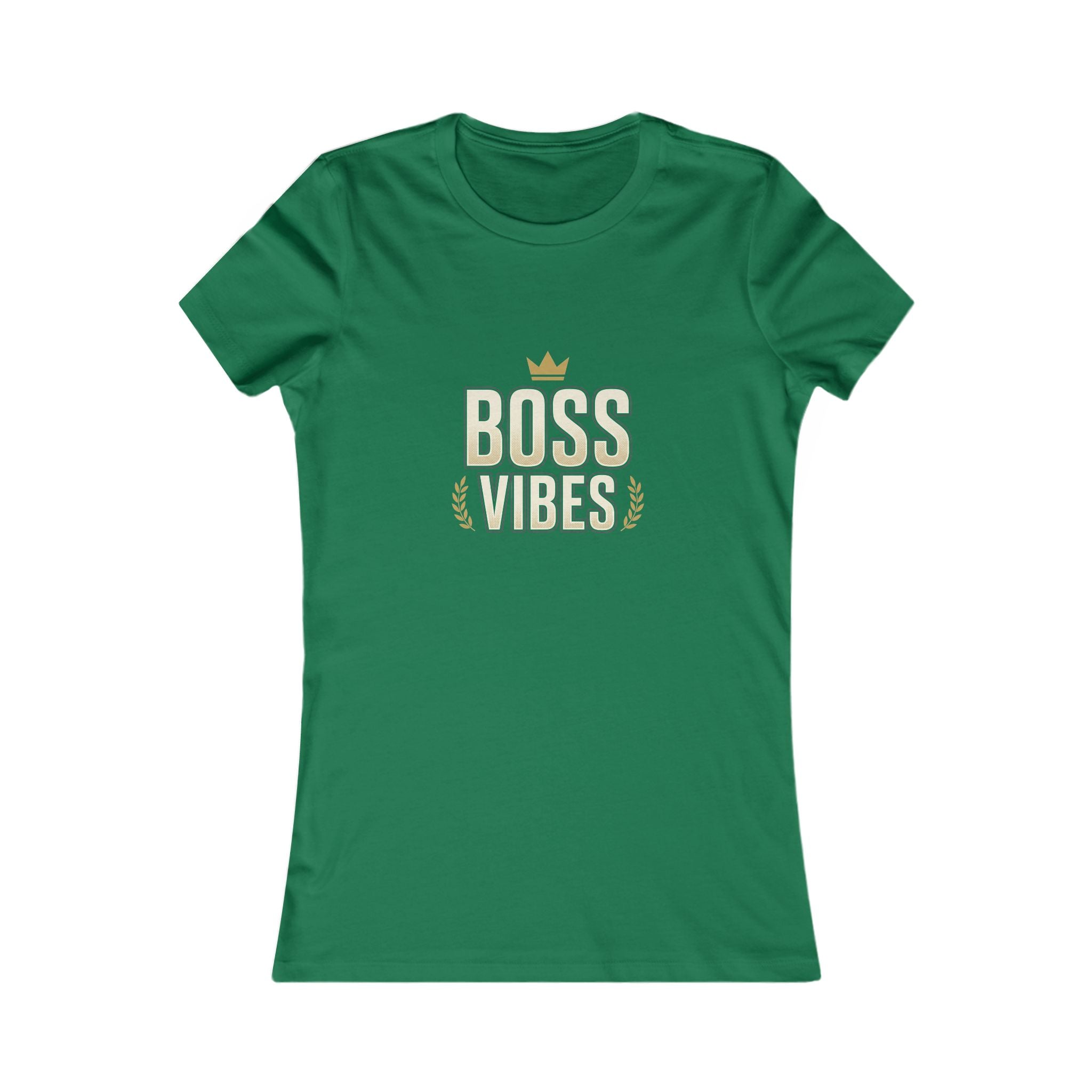 Boss Vibes Women's Tee – Empowering Crown Graphic Shirt